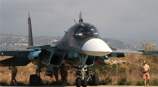 آماده‌ سازی جنگنده‌های روسی برای حمله به داعش + عکس