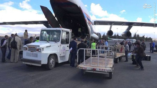 ورود هواپیمای باری روسی به یمن + تصاویر