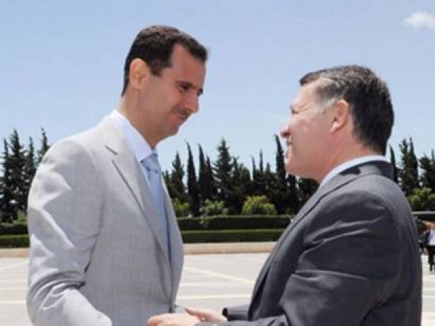 دیدار محرمانه بشار اسد و شاه اردن