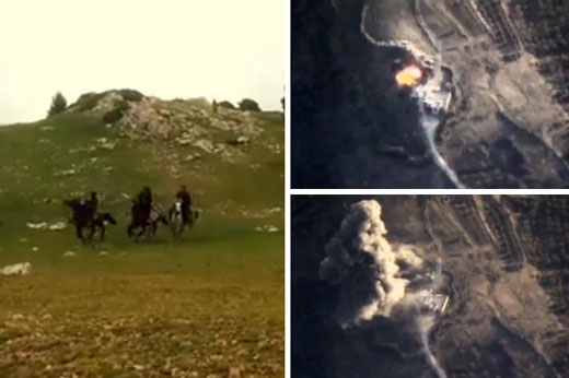 اسب و الاغ فرشته نجات داعشی‌ها شدند +عکس