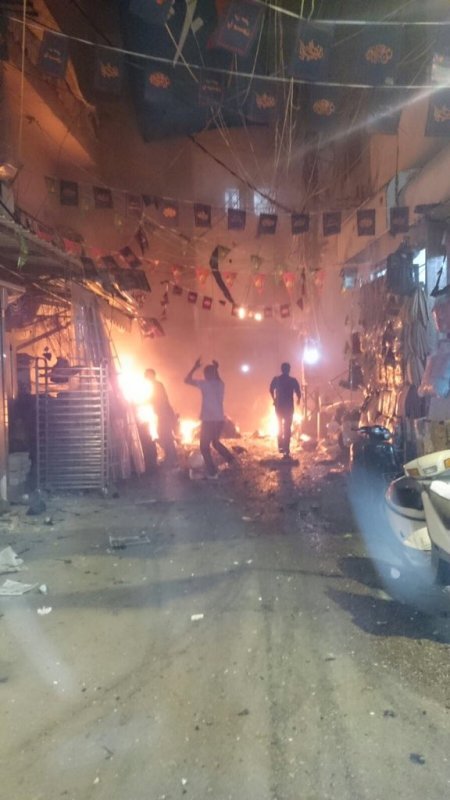 2 انفجار مهیب جنوب بیروت را لرزاند+عکس