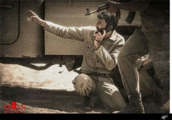بازگر نقش شهید سردار همدانی ، حاج احمد متوسلیان و محسن رضایی در ایستاده در غبار + عکس