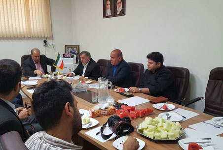 حضور تاج در جلسه هیئت امنا هیئت جامعه اسلامی فوتبال