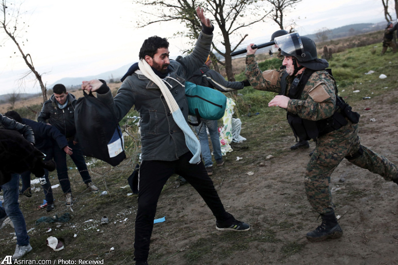 کتک زدن پناهجویان از سوی پلیس اروپا +عکس