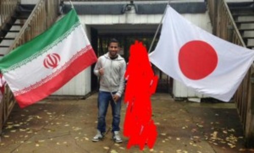 جنجال در عربستان سعودی به خاطر پرچم ایران +عکس