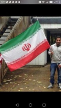 جنجال در عربستان سعودی به خاطر پرچم ایران +عکس