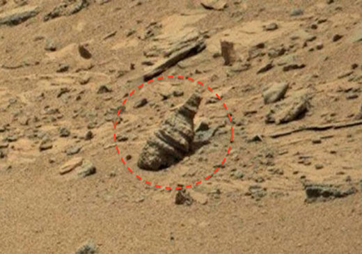 کشف بقایای معبدی باستانی در مریخ + تصاویر