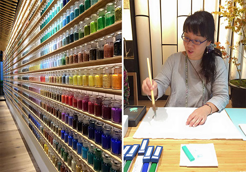 جمع‌آوری 4000 رنگ سنتی برای حفظ میراث فرهنگی ژاپن +تصاویر