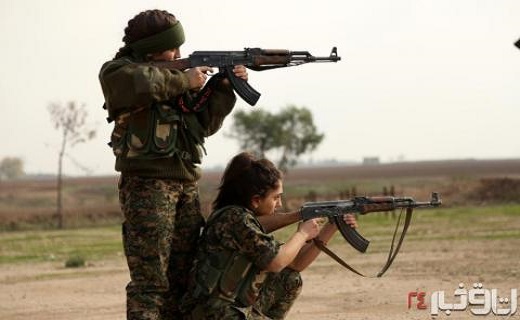 زنان مسیحی که به جنگ داعش می روند + تصاویر