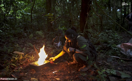 زنان و مردان چریک در جنگل‌های کلمبیا + تصاویر