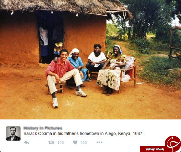 کودکی و جوانی اوباما در روستای پدری +تصاویر