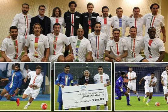 ستارگان فوتبال جهان در کویت زمین‌گیر شدند! + عکس