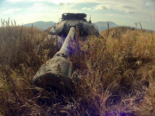 نبرد طبیعت با تانک‌ها + تصاویر