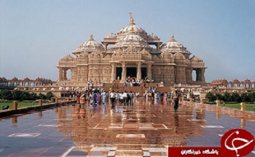 زیباترین معبد دنیا در هند + تصاویر