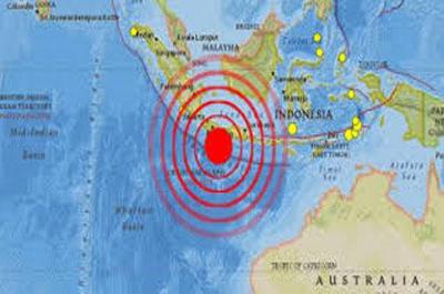 زمین لرزه شدید 5.9 ریشتری شرق اندونزی را تکان داد