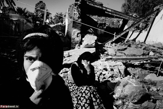 لحظه های دردناک زلزله بم به روایت عکاس دانمارکی