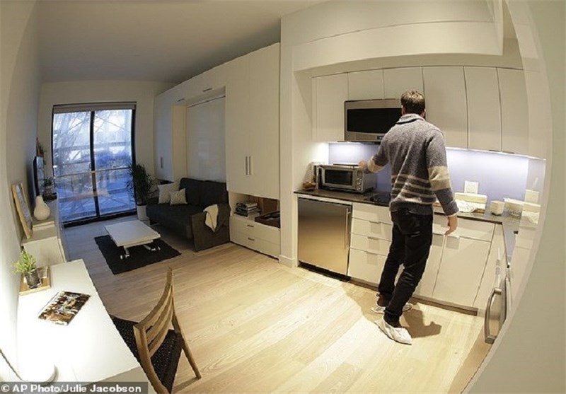 آپارتمان های ۲۴ متری در نیویورک که بیش از ۶۰ هزار متقاضی دارد +تصاویر