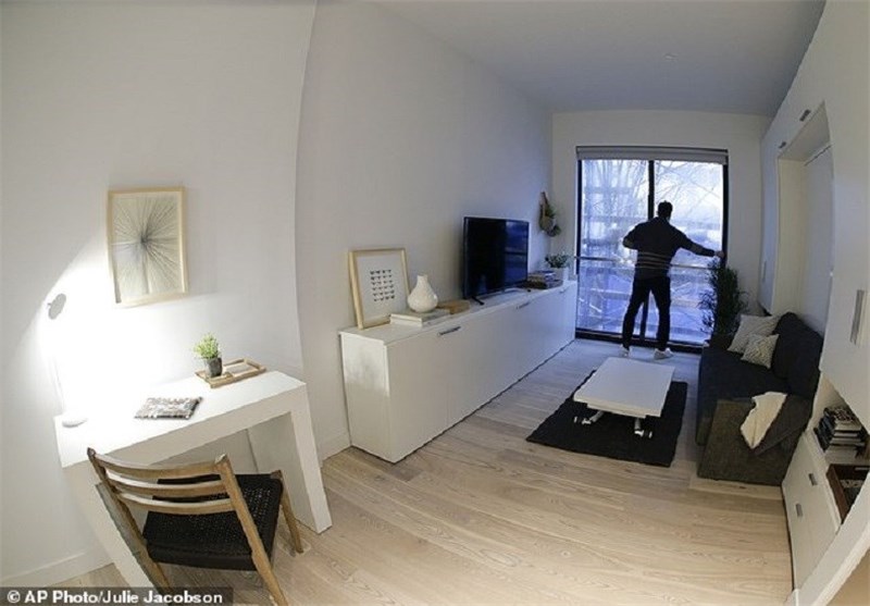 آپارتمان های ۲۴ متری در نیویورک که بیش از ۶۰ هزار متقاضی دارد +تصاویر