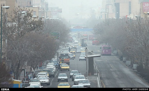 آلودگی هوا در تبریز + تصاویر