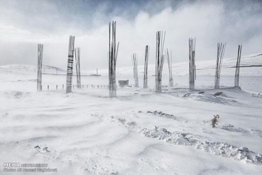 روستاهای برف گیر دامنه سهند + تصاویر