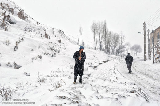 روستاهای برف گیر دامنه سهند + تصاویر