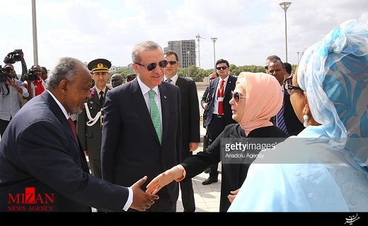 عرض ارادت رییس جمهور جیبوتی به زن اردوغان + عکس