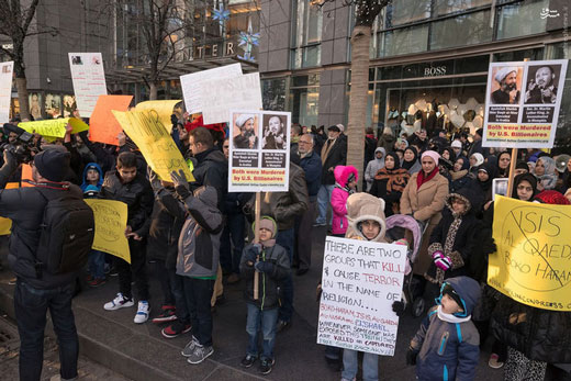 تجمع علیه آل سعود در نیویورک + تصاویر