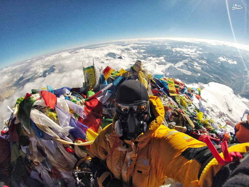 بهترین سلفی از قله اورست +عکس