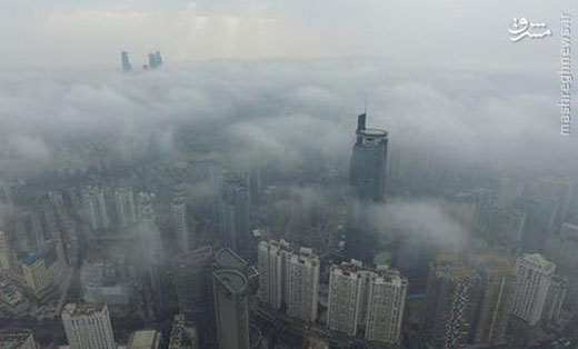 آلودگی هوا در چین + عکس