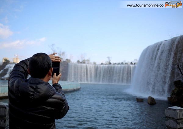 آبشار ساخت چین +تصاویر