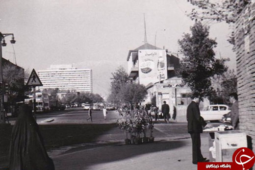 چهارراه یوسف آباد در سال 1340 + عکس