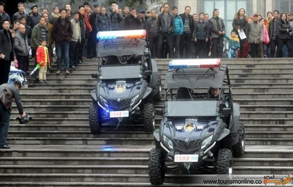 اتومبیل های پیشرفته گشت پلیس در چین +عکس