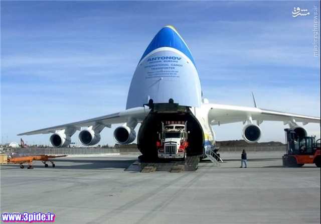 تصاویری شگفت‌انگیز از بزرگترین هواپیمای دنیا/ غولی که می‌تواند ۲۵۰ تن را جابجا کند