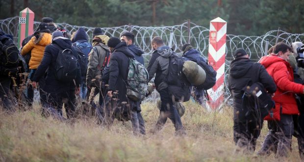 کشته شدن یک نظامی لهستانی در پی بحران مهاجران