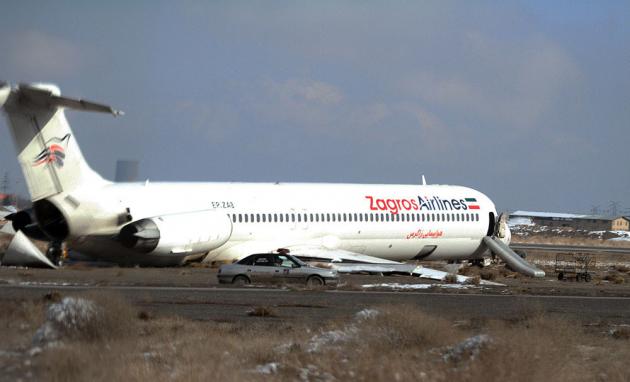 هواپیمای سانحه دیده زاگرس دو روز پس از حادثه