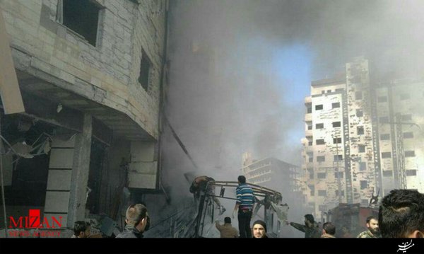 انفجار نزدیک حرم حضرت زینب در دمشق/12 شهید و ده ها تن زخمی شدند+فیلم و عکس