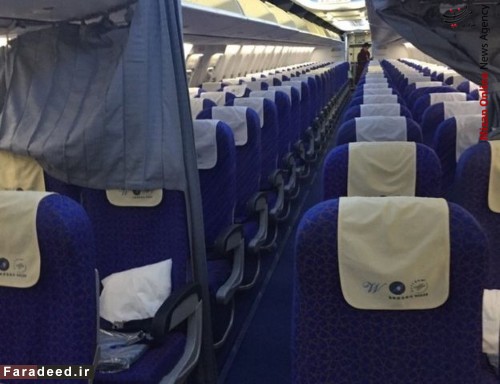 100 صندلی هواپیما فقط برای یک مسافر + تصاویر