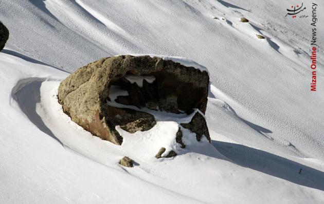 طبیعت زمستان دامنه های قله سبلان +تصاویر