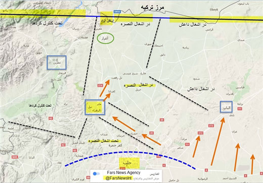 2 مرحله عملیات «نصر» حلب سوریه و ناگفته‌های آن + نقشه