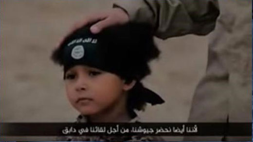 جلاد 4 ساله داعش انگلیسی است! + تصاویر