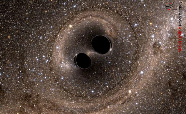 برخورد دیدنی دو سیاهچاله +عکس