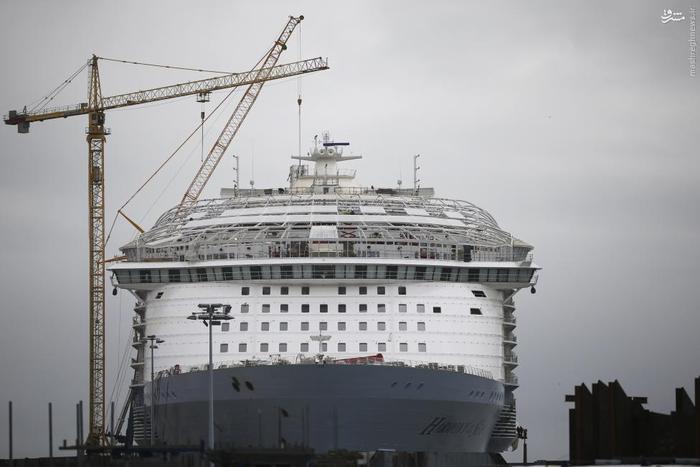 ساخت بزرگترین کشتی تفریحی دنیا +تصاویر (گزارش 85)