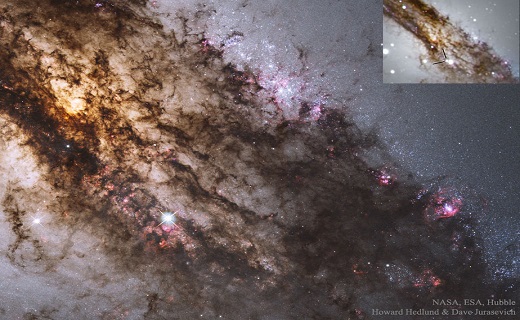 تصویر روز ناسا/ ابرنواختری میان غبار کهکشان