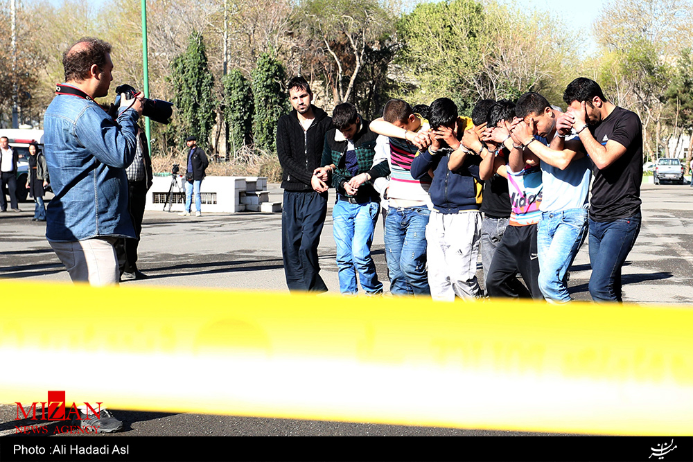 دستگیری سارقین در تهران +تصاویر