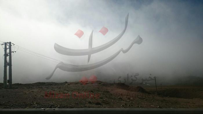 مه گرفتگی در جاده فیروزکوه+عکس