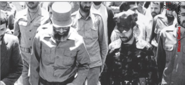 شهید صیاد شیرازی در کنار رهبر انقلاب +عکس