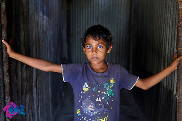 چشمان خیره کننده پسر بنگلادشی +عکس