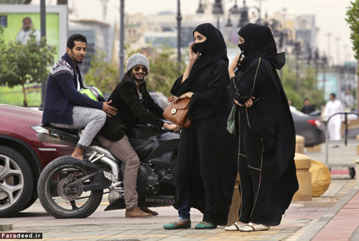 مزاحمت خیابانی در عربستان + تصاویر