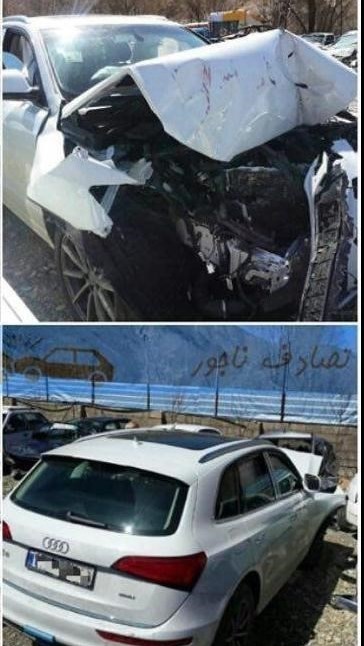 تصادف شدید خودروی لوکس آلمانی +عکس