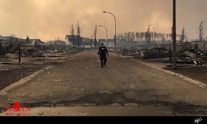 نخست وزیر آلبرتا: این آتش تحت هیچ شرایطی قابل مهار نیست + تصاویر